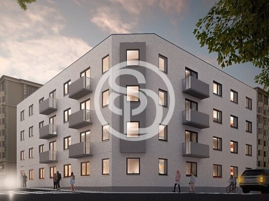 Moderne Eigentumswohnung im 2. OG mit 51 m² WF und Balkon - Neubau - barrierefrei, seniorengerecht durch Aufzug - Innen…