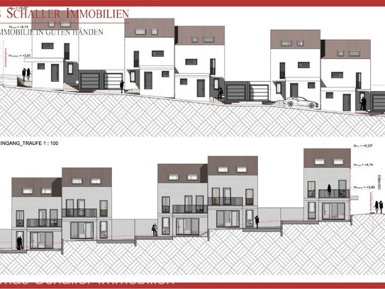 Grundstück mit Baugenehmigung, Neubau von 2 Doppelhäusern und einem Einzelhaus in Weiherhof/Zirndorf