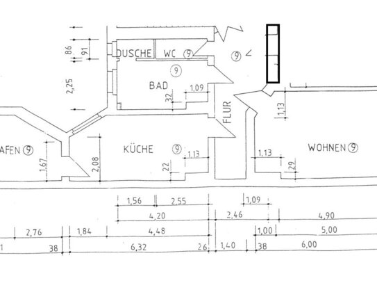 2-Zimmer-Wohnung mit Balkon