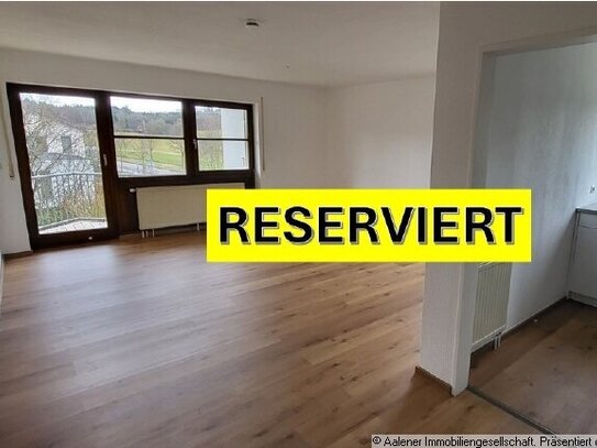 RESERVIERT! 2-Zimmer-Wohnung mit Balkon in Aalen, Nähe Ostalb-Klinikum