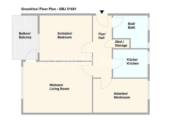 Erstbezug nach Renovierung! Ruhige möblierte Wohnung in Hamburg-Bahrenfeld