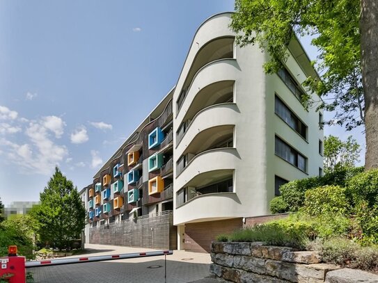 Barrierefreie 2-Zimmer-Wohnung in modernem Wohnquartier mit EBK, Aufzug, Südbalkon u. Kfz-Stellplatz für alle Generatio…