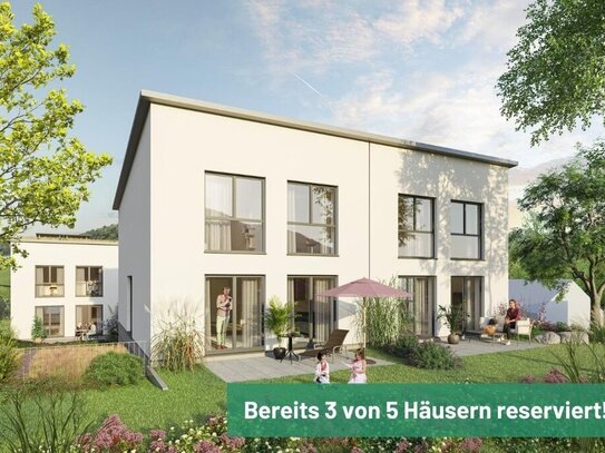 Kluges Konzept! KFW 40 Reihenendhaus inkl. Garage, schönem Garten und klimafreundlicher Heizung