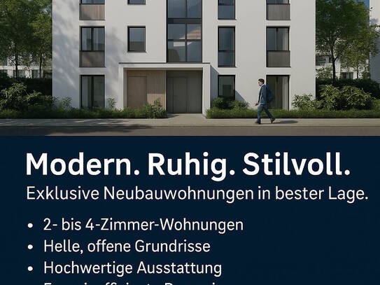 offene 3-Zimmer Neubauwohnung am Village Kehl KFW40 A+ Gebäude - 5 % AfA