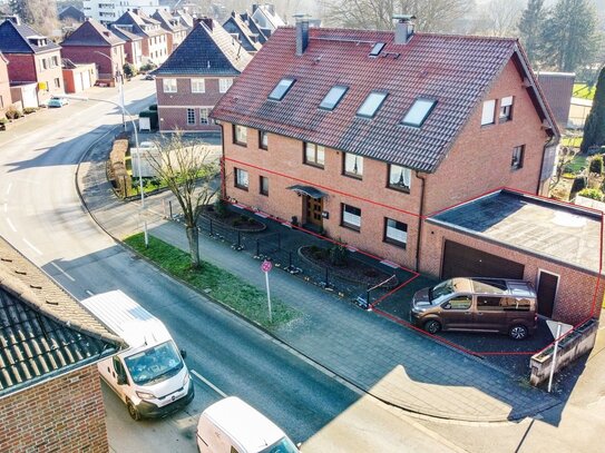 Provisionsfrei: Richtig große Erdgeschosswohnung mitten in Wickrath