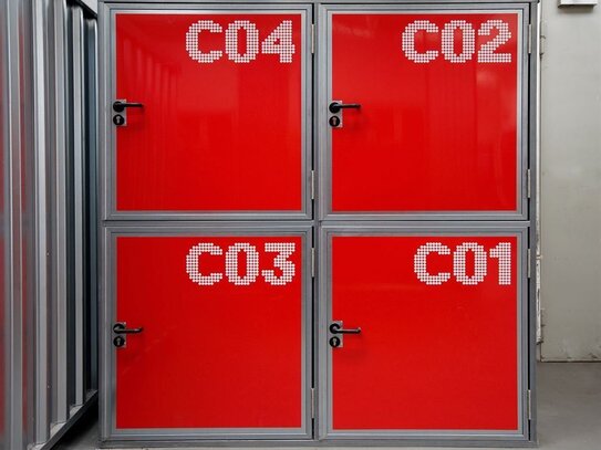 Schnell verfügbar: 1 m² Self Storage für Hausrat & Co.