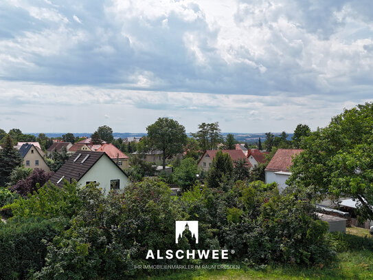 ***Exklusiv***Erschlossener Bauplatz (zweite Reihe) in Top-Lage von Weinböhla!