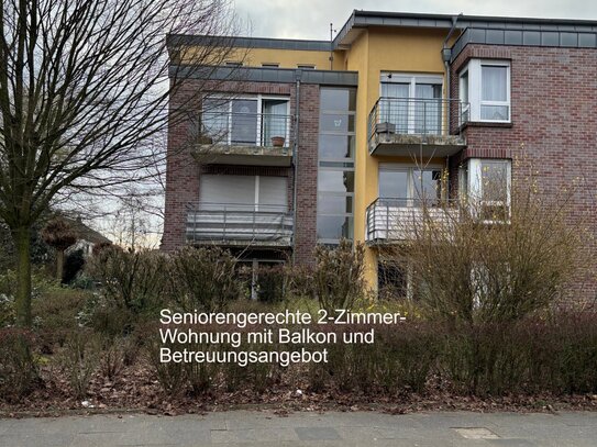 Seniorengerechte 2 Zimmer Wohnung mit Balkon und Betreuungsangebot