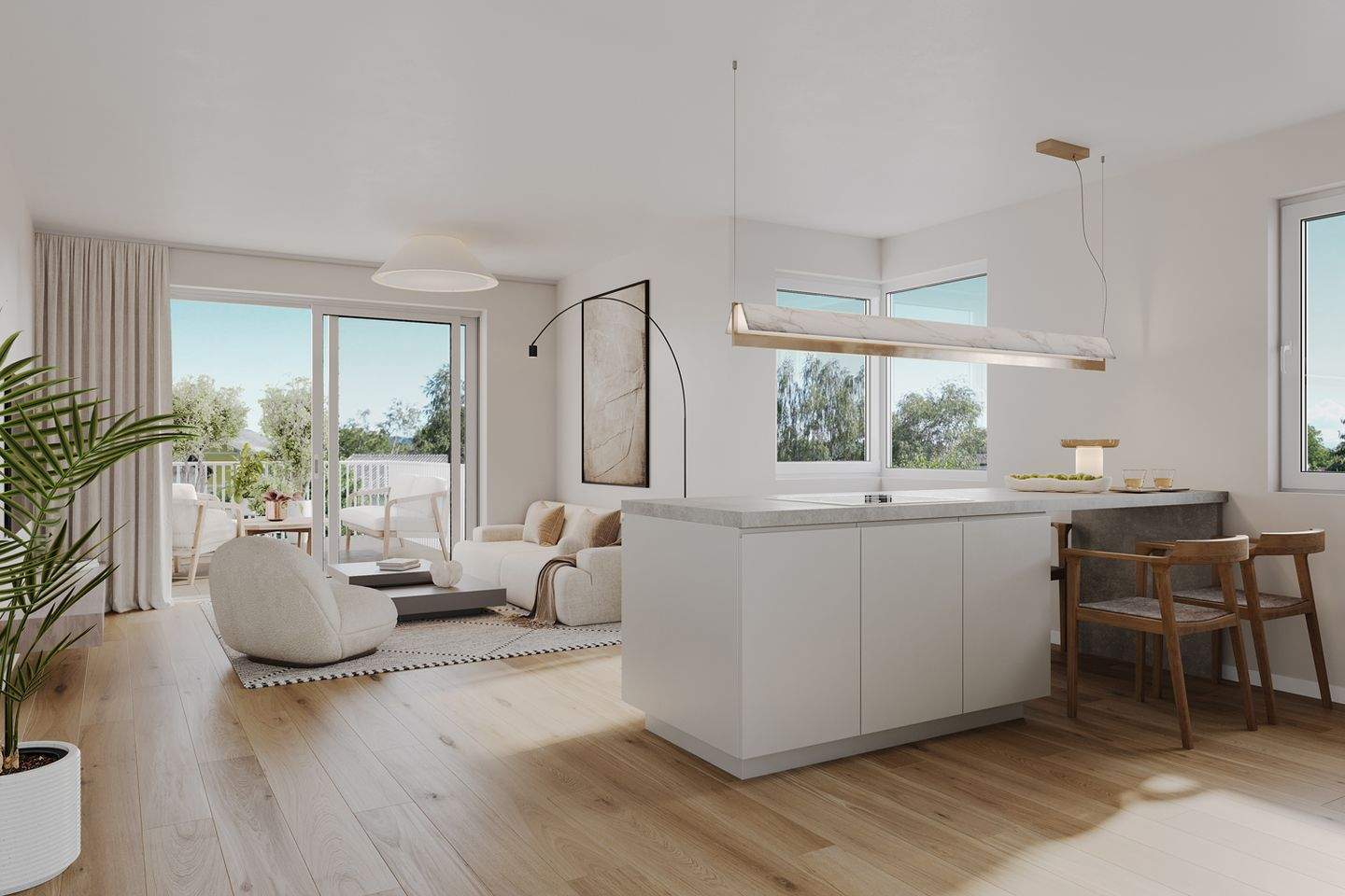 Perfect match: Ideal geschnittene 2-Zimmer-Wohnung im grünen Obermenzing