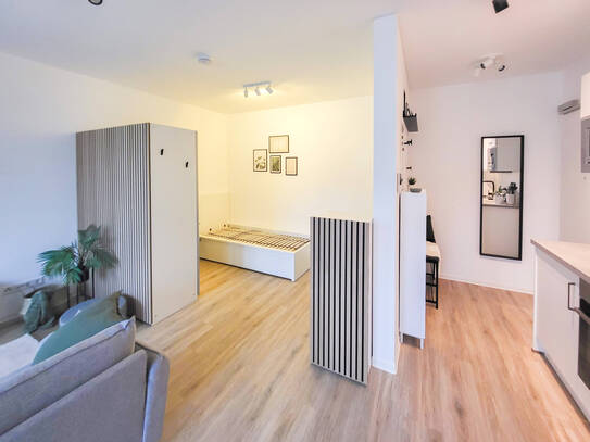 Hochwertig möblierte 1-Zimmer-Wohnung zum Erstbezug in Zentrumsnähe
