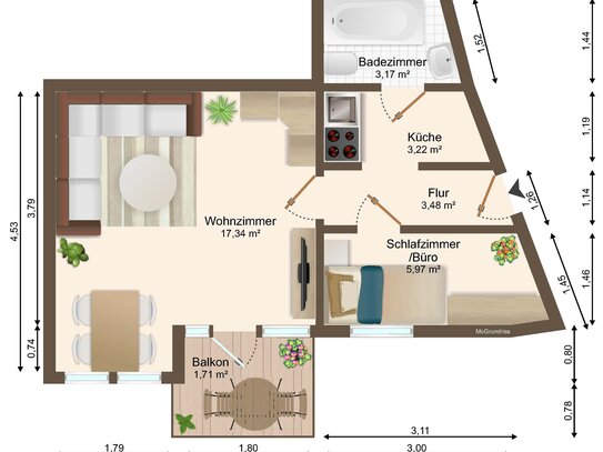 Elmshorn: 1,5-Zimmer-Wohnung als Kapitalanlage - Ideal für Renovierungsprojekte