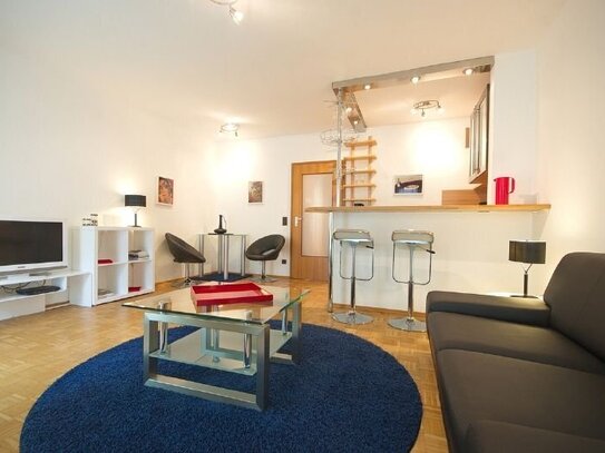 Essen, near the philharmonic hall: Fully fitted and furnished apartment. Internet, underground car parking and cleaning…