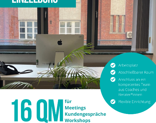 Co-Working - Büroräume & Workshopräume - All-in-Miete