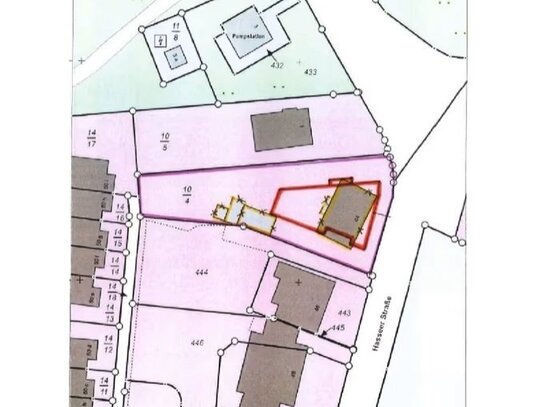 Kiel Grundstück 960 m² groß.Baugenehmigung umfasst den Bau von 14 Wohneinheiten mit Tiefgarage