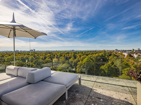 Die hohe Kunst des Wohnens: Einzigartiges Penthouse über ca. 380 m² mit Panorama-Rooftop