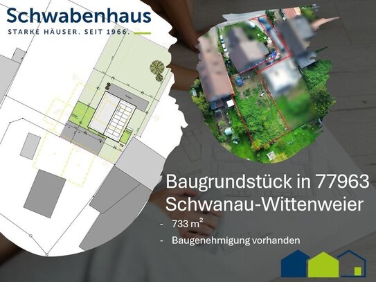 Baugrundstück in Schwanau-Wittenweier: 733 m² inkl. Baugenehmigung - Perfekt für Ihr Bauvorhaben!