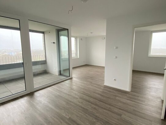 Weitblick über Wolfsburg - schicke 2-Zimmer-Wohnung im Neubau sucht Bewohner // 10. OG Wohnung 2