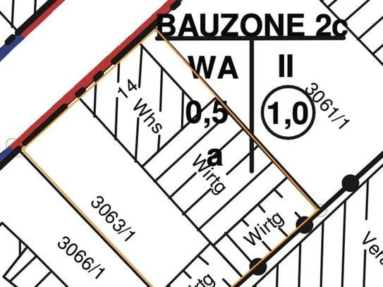 Baugrundstück mit Haus und Scheune im Zentrum von Rheinstetten