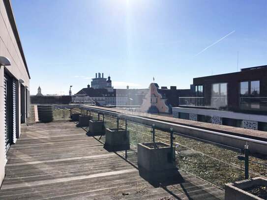 Flexibles Innenstadtbüro mit wunderschönen Dachterrassen