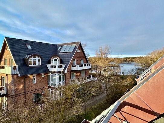 Ferienwohnung mit nettem Ausblick auf den Dorfteich