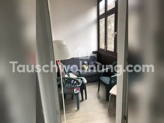 [TAUSCHWOHNUNG] 3 Raum Wohnung mit Loggia/Balkon direkt mit Park gegenüber