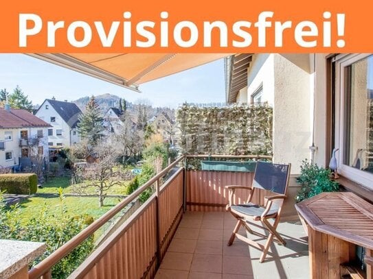 Großzügige 3-Zi.-Wohnung mit Balkon und Stellplatz in Pfullingen