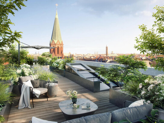 Das Leben genießen: Luxuriöses Penthouse mit Dachterrasse und Weitblick!