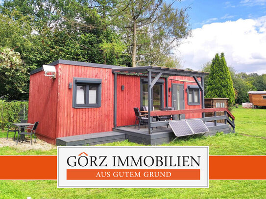 Exklusives Tiny-House am Itzstedter See: Modernes Wohnen mit Seeblick und Top-Ausstattung