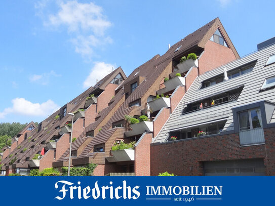 Solide 2-Zimmer Obergeschosswohnung mit Balkon und Blick auf den Yachthafen des Zwischenahner Meeres