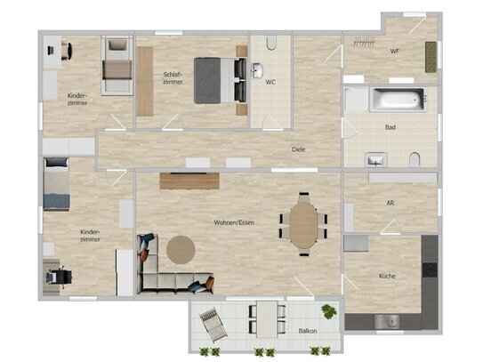 Einziehen und wohlfühlen! Schicke 4-Zimmer-Eigentumswohnung mit 2 Garagen und Stellplatz