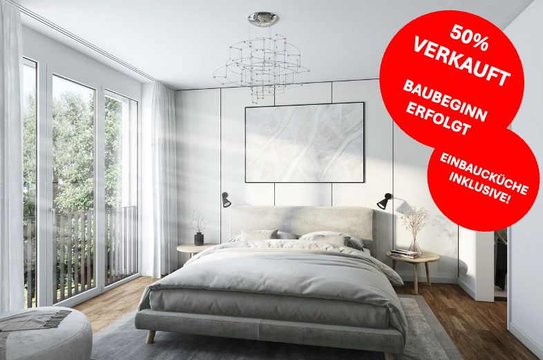 FLORIAN³ - Helle 3-Zimmerwohnung mit Balkon und Weitblick!