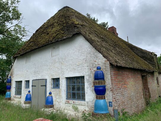 Ein großes Stück Kulturlandschaft in Klanxbüll, Bauernkate!