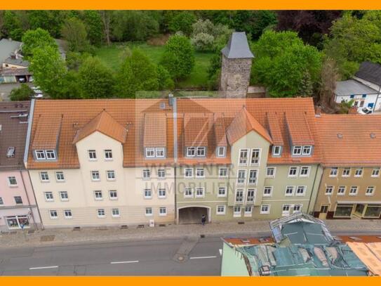 Idyllisch wohnen im Zentrum von Weida! Gemütliche 1 Raum Wohnung mit Dusche.