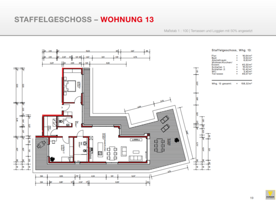 Attraktive Wohnung mit großzügiger Dachterrasse und Dom-Blick