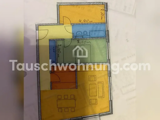 [TAUSCHWOHNUNG] 3 Raum Wohnung