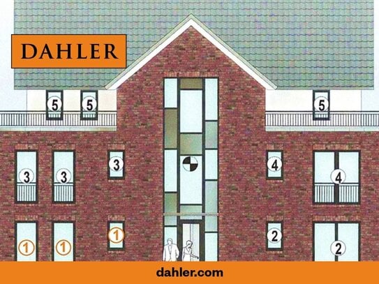 Neubau einer Dreizimmerwohnung in toller Lage von Jever mit hohem Standard