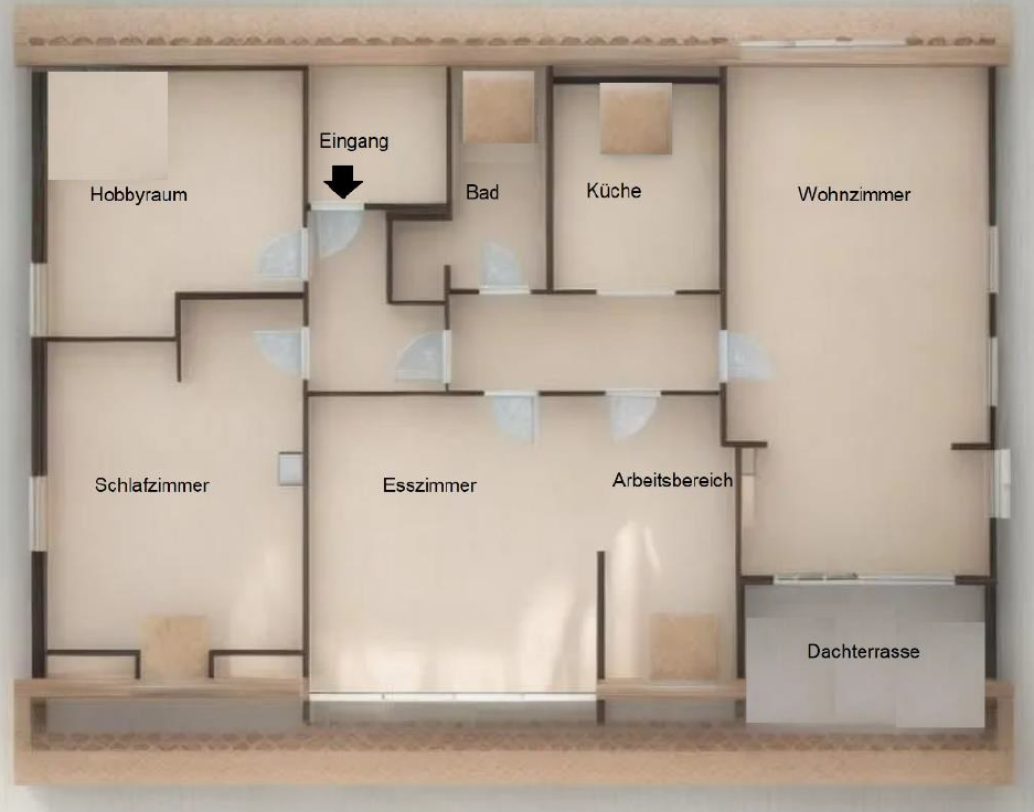 Helle 4,5-Zimmer Dachgeschosswohnung in Stuttgart-Untertürkheim