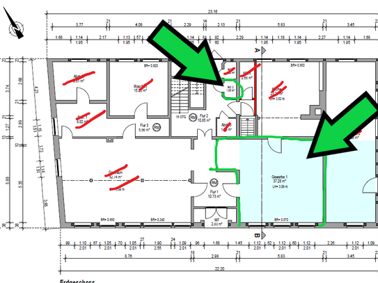 Gewerberäume 38 m²