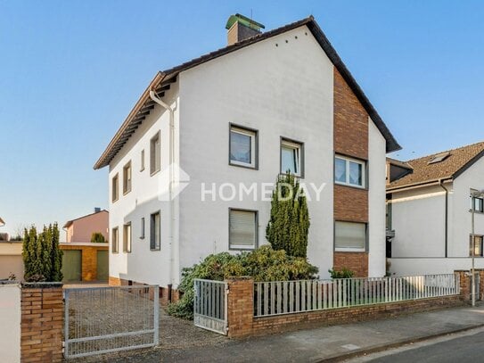 Teilvermietetes Zweifamilienhaus in ruhiger Lage von Rodgau mit Garten und Potenzial