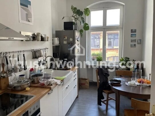 [TAUSCHWOHNUNG] Helle sanierte Altbauwohnung neues Bad, Dielen, Balkon