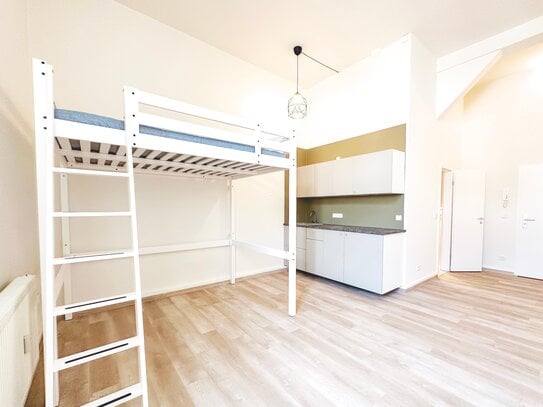 gz-i.de: Zollhof Dresden: Apartment mit Hochbett in der Äußeren Neustadt!