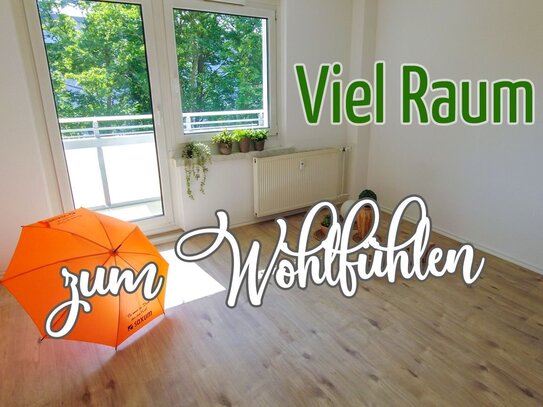 Familienglück: 5-Raum Wohnung mit 2 Balkonen am Stadtpark!