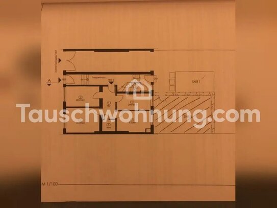 [TAUSCHWOHNUNG] Nette 3 Zimmer Wohnung mit Garage und eigenen Garten