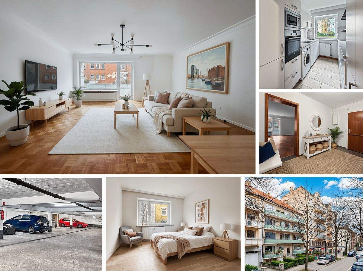 Attraktive 2-Zi.-Wohnung nahe UKE in HH-Eppendorf. Ruhige Oase inkl. Tiefgaragenstellplatz (!)