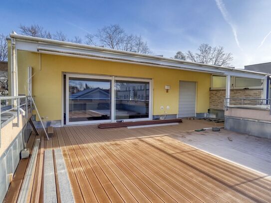 Freistehendes Wohngefühl mit Dachterrasse, Garage, Carport - Penthouse- Maisonette in Bamberg