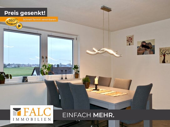 Einfach Mehr: Provisionsfreie 3-Zimmer-Hochparterre-Wohnung, EBK, FBH, Süd-Terrasse, Garten, Garage.