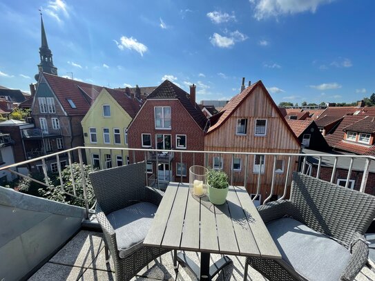 Moderne Dachgeschosswohnung im historischen Herzen der Hansestadt Stade