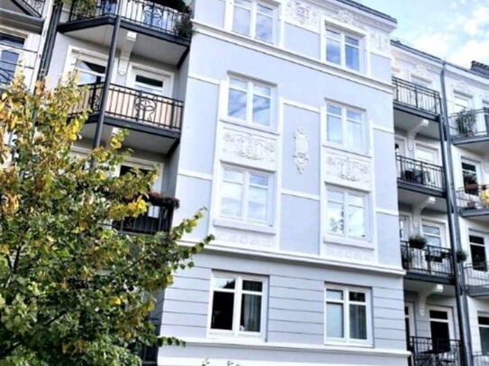 Reserviert! Heller Jugendstil-Altbau mit sonnigen Balkon in Top-Lage von Eimsbüttel