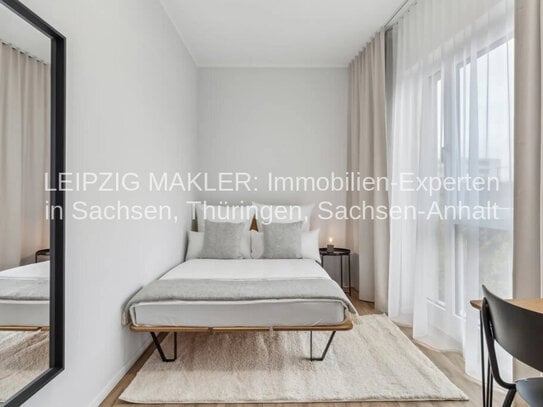 Schönes Zimmer in einem modernen 4-Raum Apartment mit allem inklusive im Zentrum von Leipzig