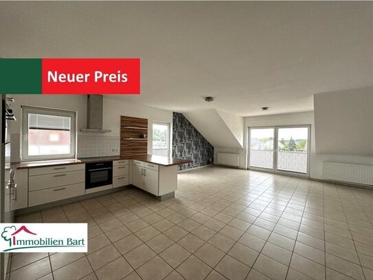 10 MIN. VON L-REMICH: 87 M² DACHGESCHOSSWOHNUNG MIT GARAGE !